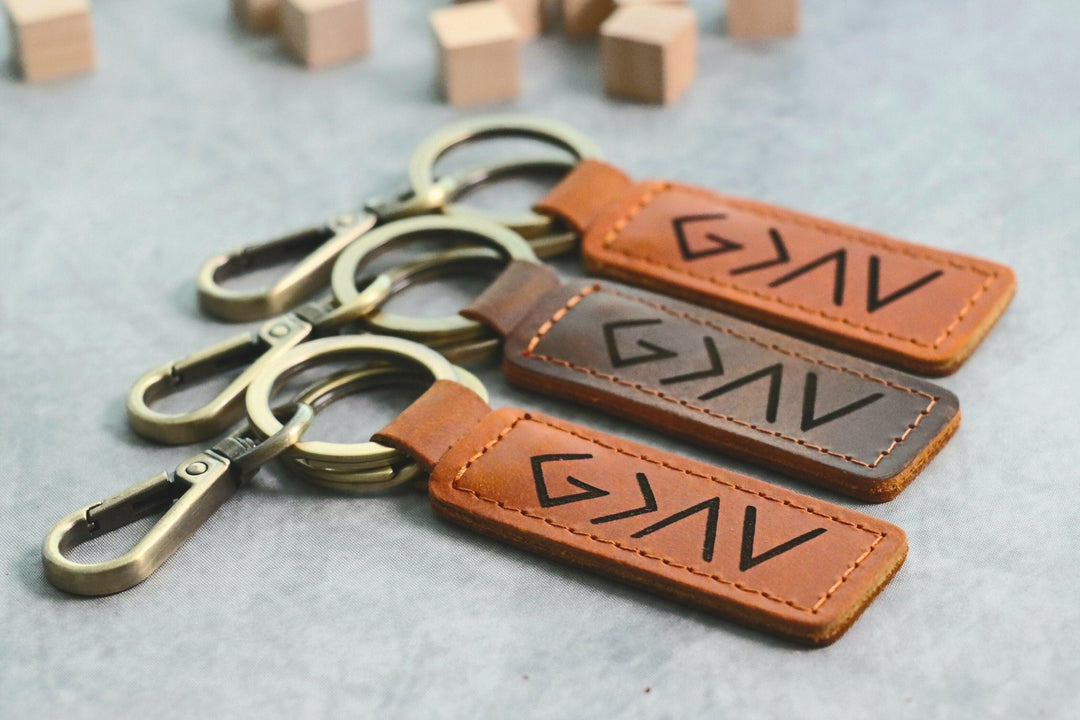 God is Greater Than The Highs and Lows Keychain- on Lucasgift
