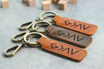 God is Greater Than The Highs and Lows Keychain- on Lucasgift