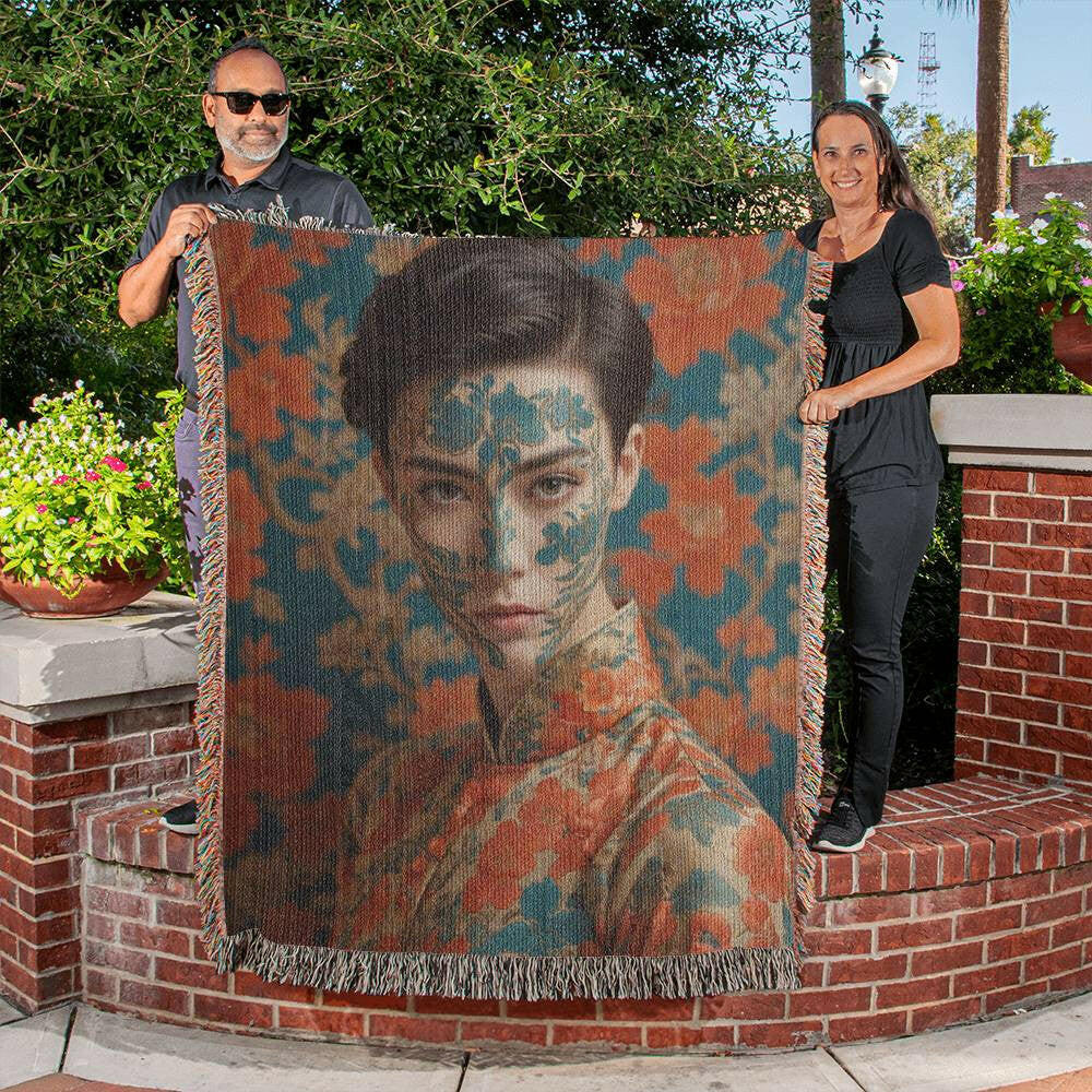 Beautiful asian culture inspired Art Print on your Blanket- on Lucasgift