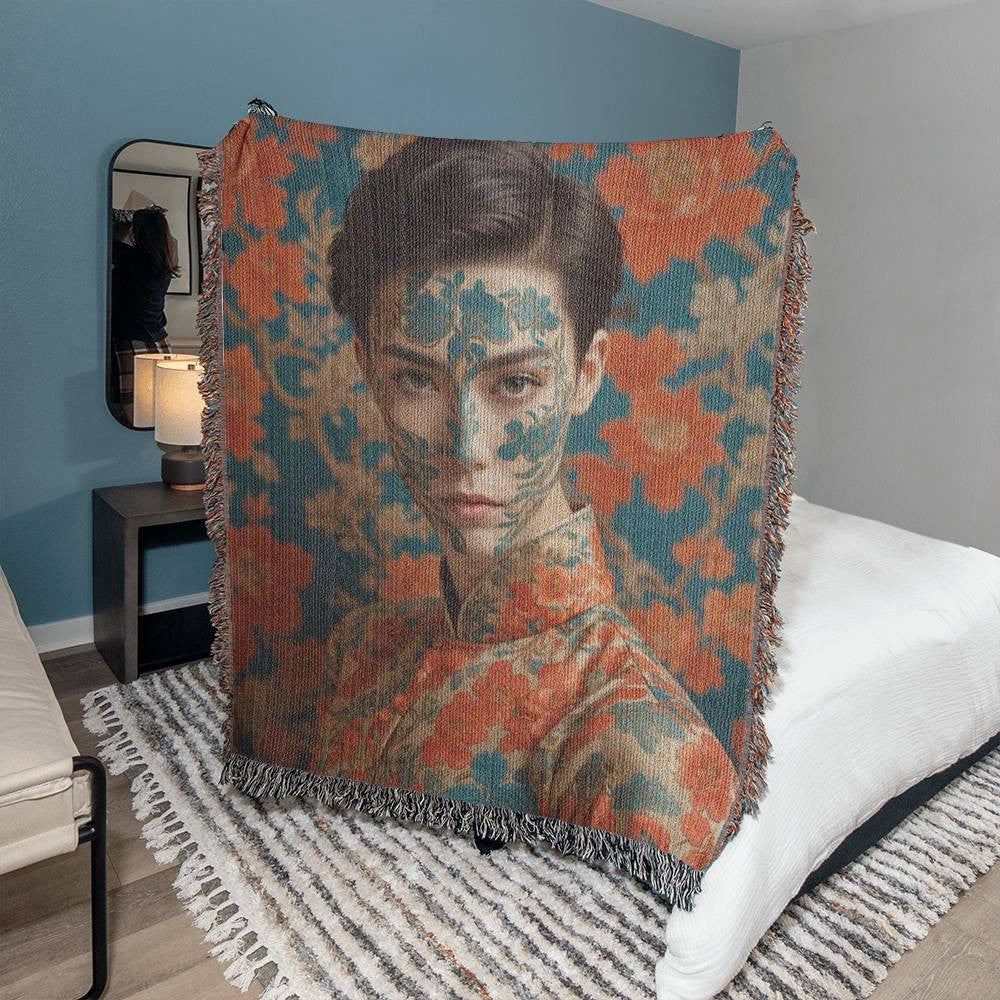 Beautiful asian culture inspired Art Print on your Blanket- on Lucasgift