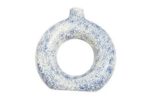 Ceramic Donut Shape Flower Vase- on Lucasgift