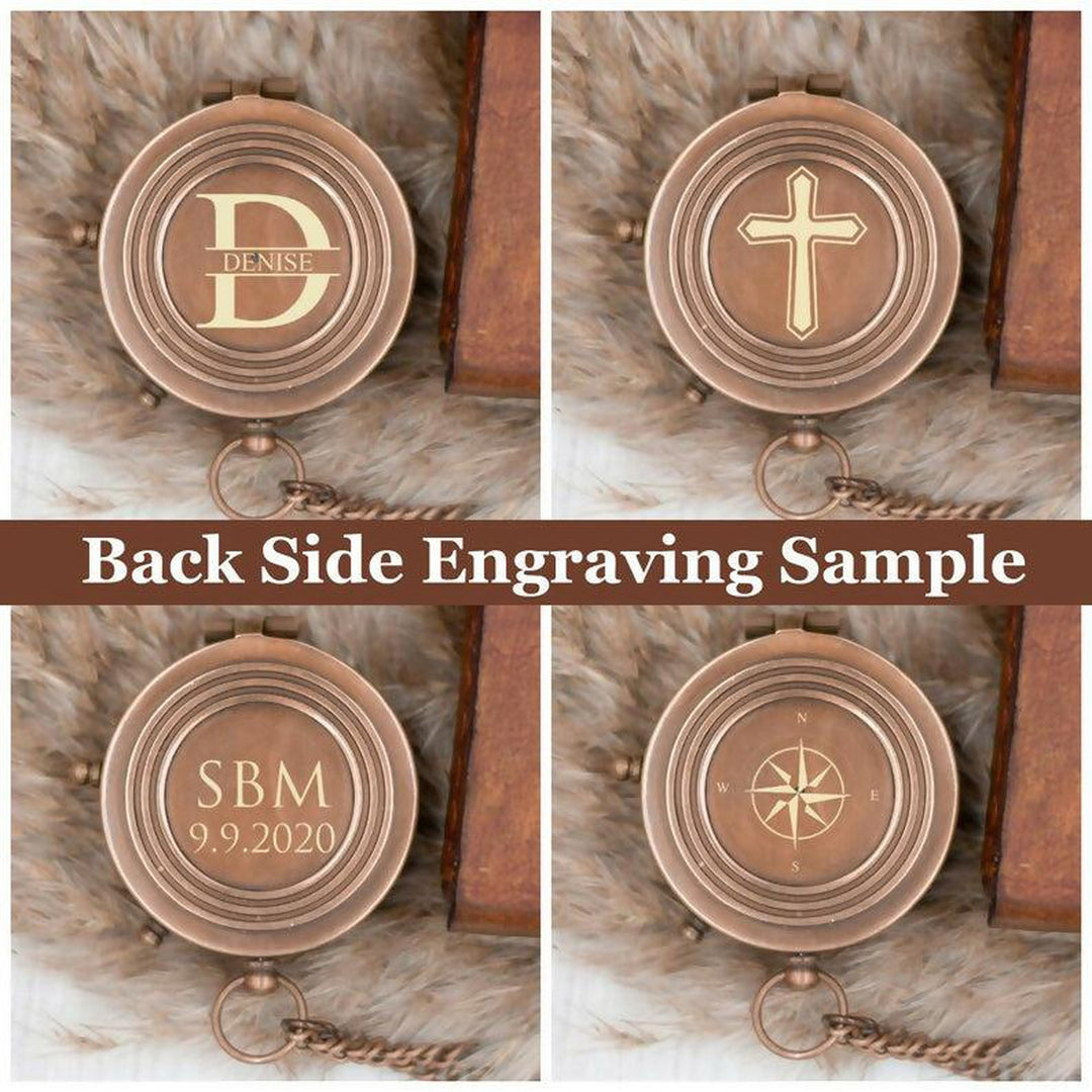 Baptism Gift Boy, First Communion Gift, First Holy Communion Gift, Confirmation Gift for Boy, Engraved Nautical Compass, Christmas Gifts- on Lucasgift
