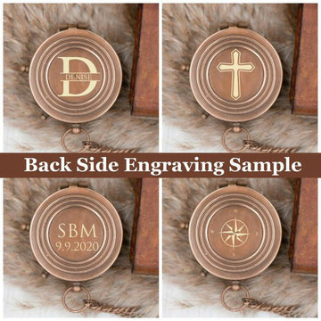Baptism Gift Boy, First Communion Gift, First Holy Communion Gift, Confirmation Gift for Boy, Engraved Nautical Compass, Christmas Gifts- on Lucasgift