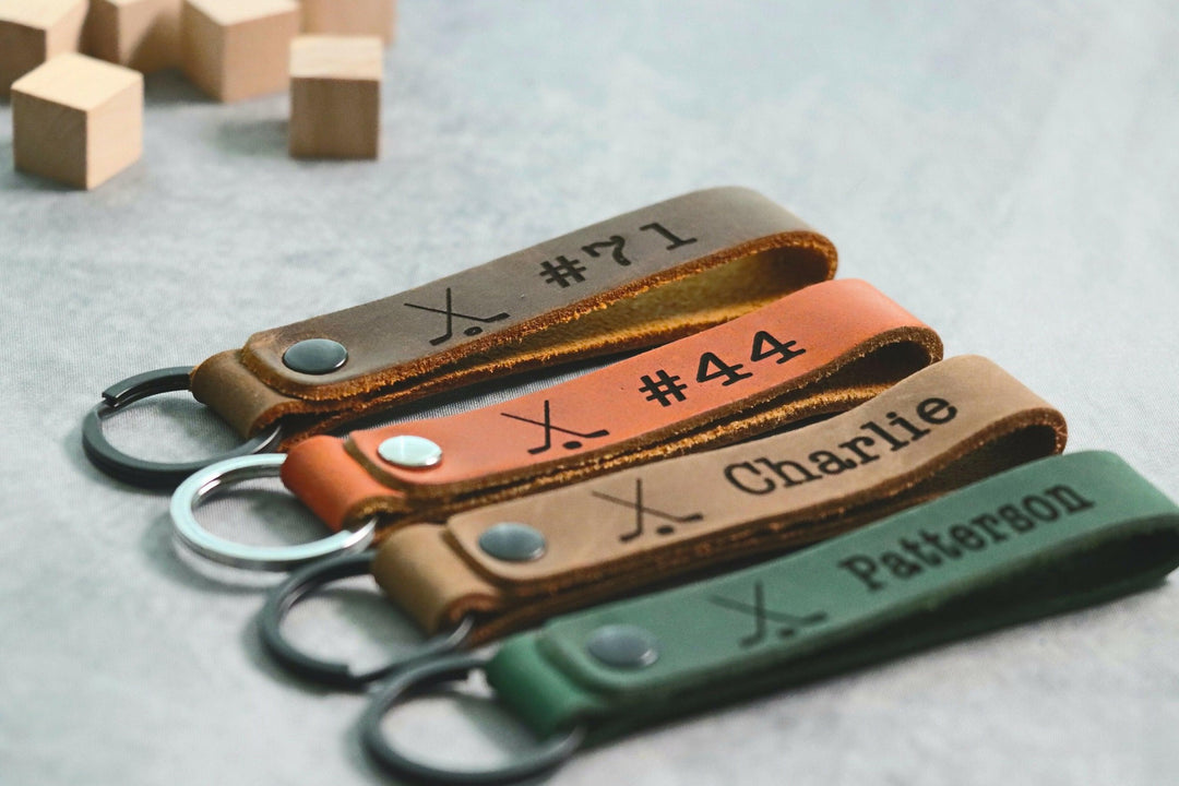 SLIM Hockey Gift, Hockey Keychain, Personalized Hockey, Hockey Keychain, Hockey Player, Field Hockey, Women, Men, Women, Hockey Team, Coach- on Lucasgift