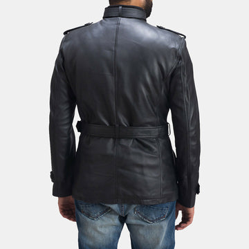 Men's Handmade Hunter Leather Jacket – Premium Genuine Leather Motorcycle Jacket