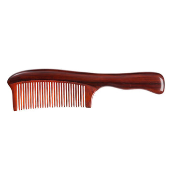 Rosewood comb Small leaf rosewood mahogany comb handle large comb anti-massage comb portable comb- on Lucasgift