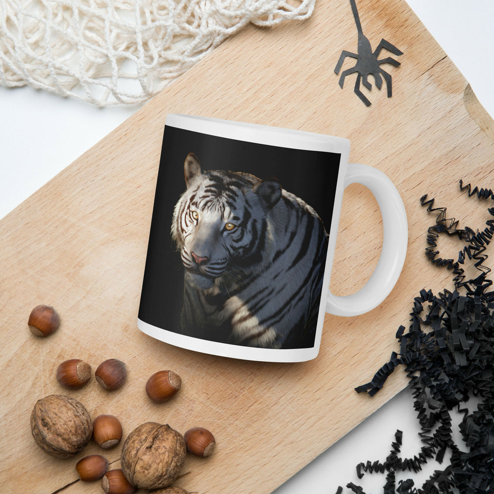 The Gentle Spirit Of The White Tiger — 11 Oz Wildlife Mug- on Lucasgift
