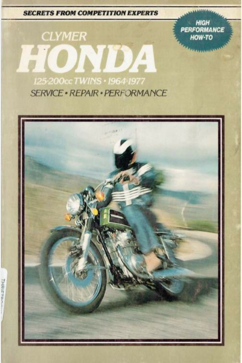 1964-1977 Clymer Honda Manual M321 125-200cc Twins Service Repair