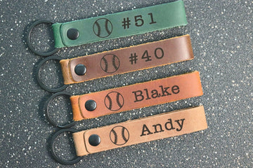 SLIM Baseball Keychain, BASEBALL MOM, Baseball Team Gifts, Baseball Senior Night Gifts, Personalized Baseball Gifts, Baseball Banquet- on Lucasgift