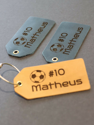 Soccer Bag Tag, Soccer Team Gifts, Soccer Senior Night Gifts, Personalized Soccer Gifts, Bag Tag, End of Season, Soccer Banquet- on Lucasgift
