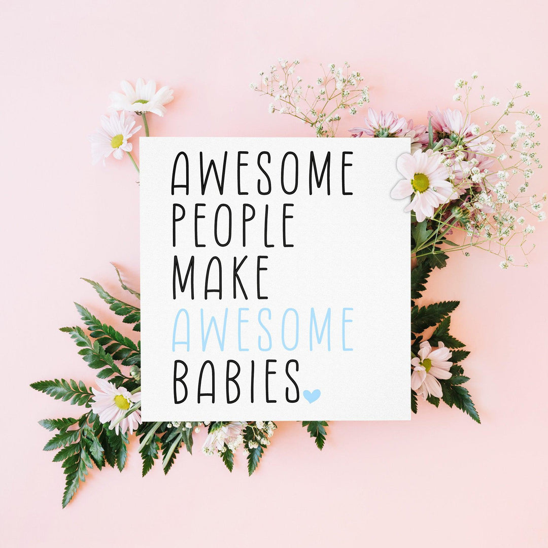 Baby Card for new parents- on Lucasgift