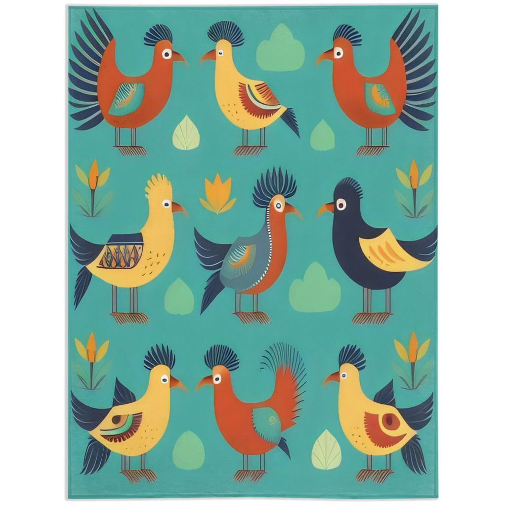 Birds, birds, birds, birds, birds......-60x80 inch-Single Sided on Lucasgift