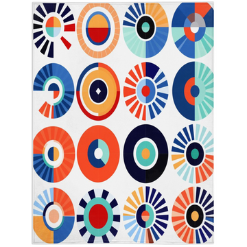 Instead of running, try looking at circles-60x80 inch-Single Sided on Lucasgift