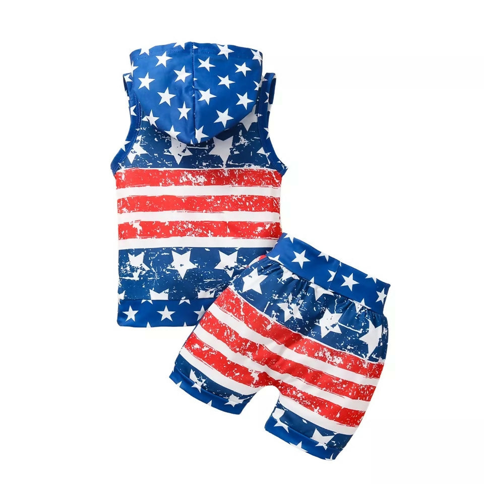 Boutique July 4th Boy Outfit Set- on Lucasgift