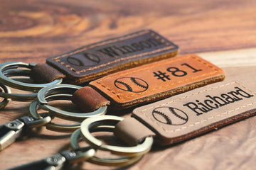 Softball Keychain, Softball Team Gifts, Softball Senior Night Gifts, Personalized Softball Gifts, Key Ring, End of Season, Softball Banquet- on Lucasgift