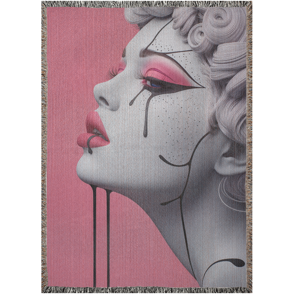 Pink Woman-52x37 inch-Graphics on Lucasgift