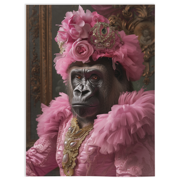Pink Gorilla-30x40 inch-Single Sided on Lucasgift