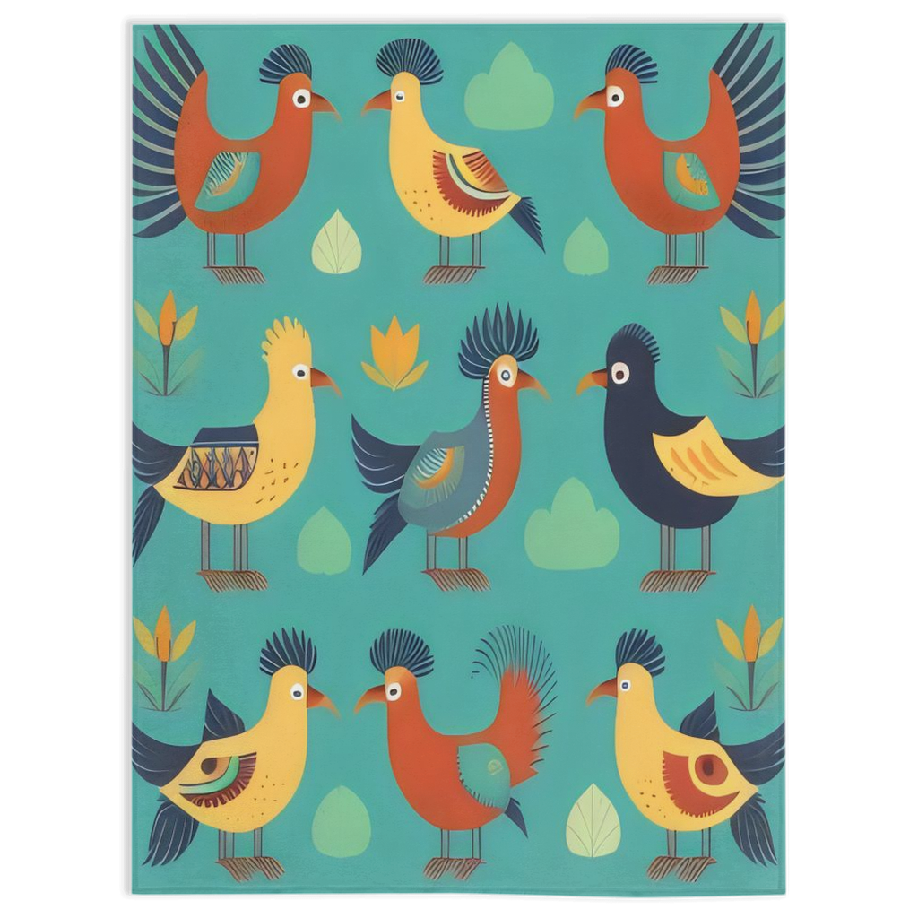 Birds, birds, birds, birds, birds......-30x40 inch-Single Sided on Lucasgift