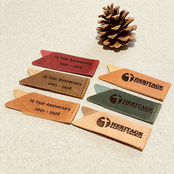 BULK 100 pcs LEATHER BOOKMARK, Engraved Bookmarks, Customized Book mark, Personalized Gifts