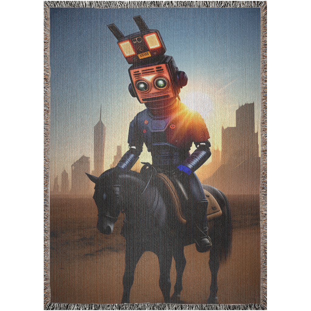 Oh Boy, this lonesome space cowboy is having a hard time alone in the out. Save him!-52x37 inch-Graphics on Lucasgift