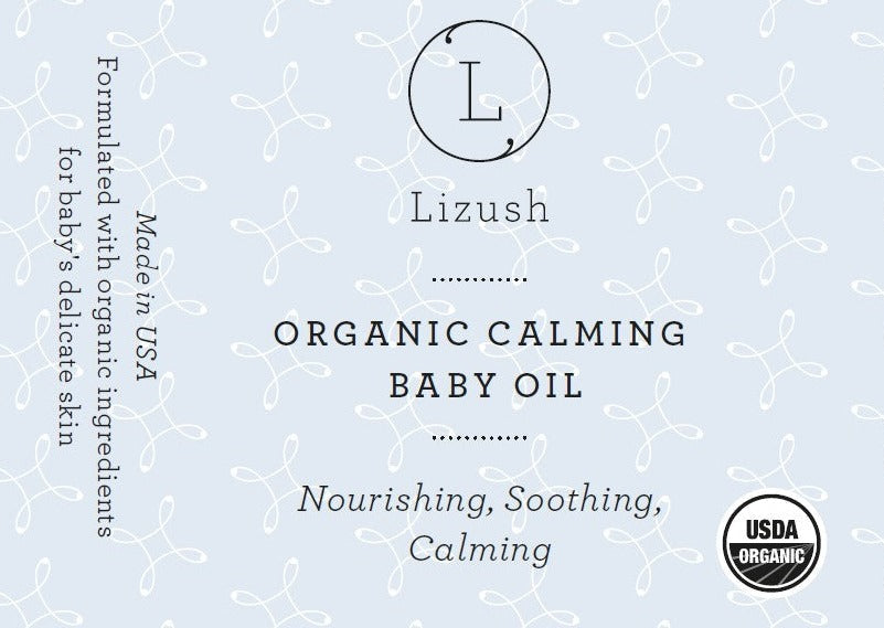 ORGANIC CALMING BABY OIL Nourishing, Soothing, Calming- on Lucasgift