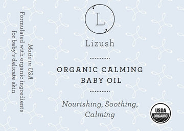 ORGANIC CALMING BABY OIL Nourishing, Soothing, Calming- on Lucasgift