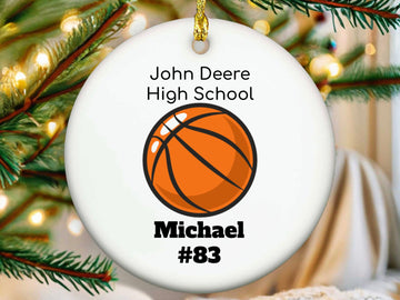 Personalized Basketball Ornament - Acrylic