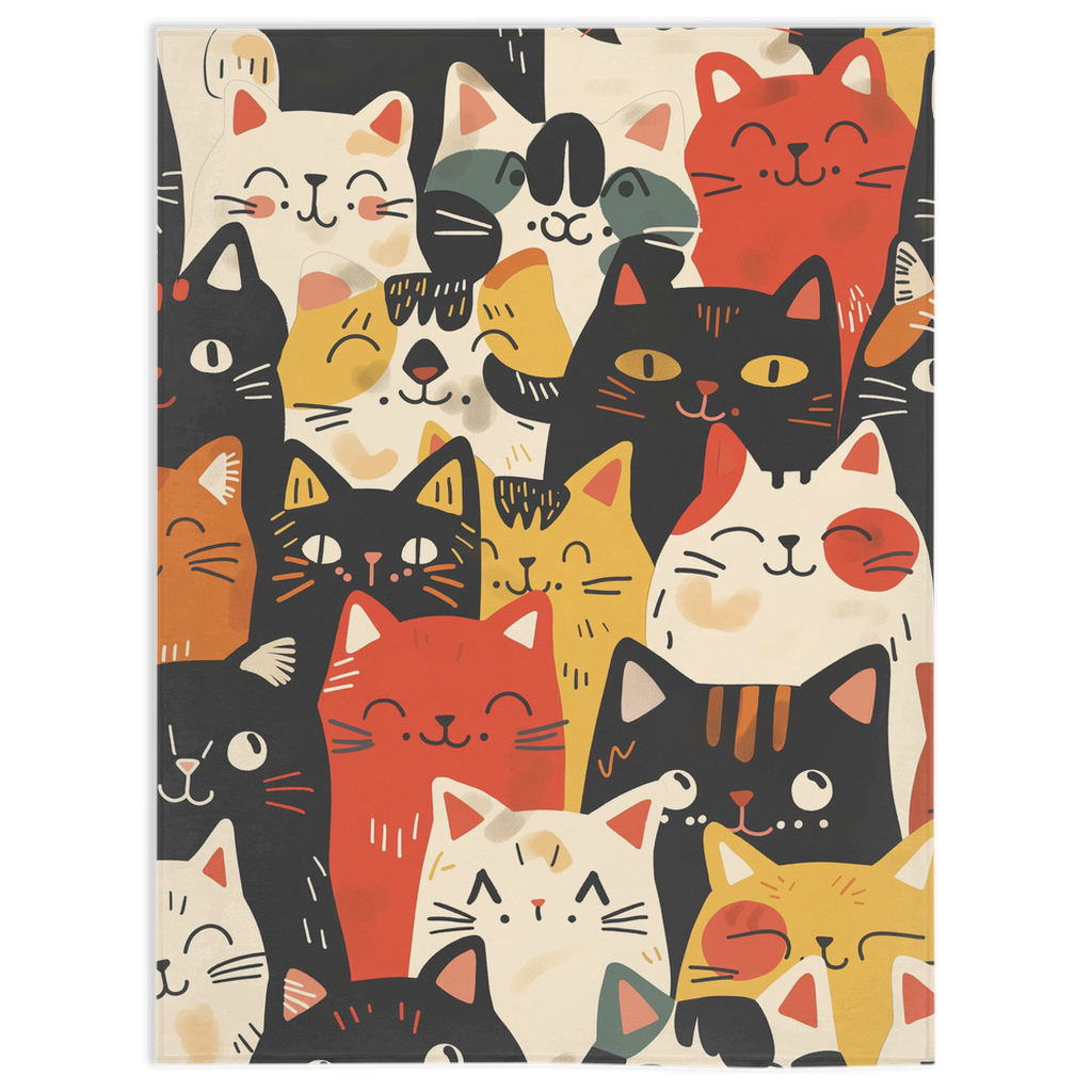 Cats-30x40 inch-Single Sided on Lucasgift