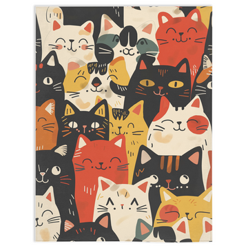 Cats-30x40 inch-Single Sided on Lucasgift