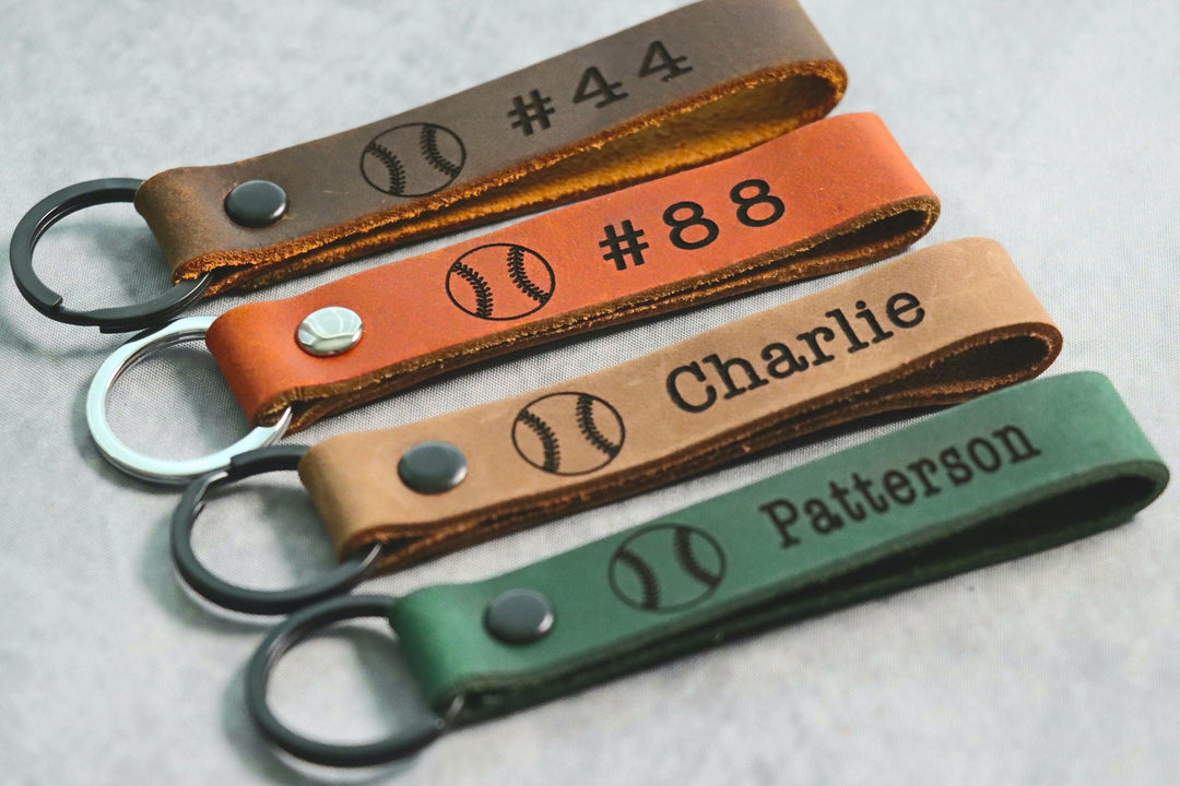SLIM Softball Keychain, Softball Team Gifts, Softball Senior Night Gifts, Personalized Softball Gifts, Key Ring, End of Season, Softball Banquet- on Lucasgift