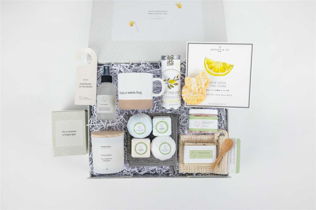 Get Well Gift Basket, All Natural Care Package- on Lucasgift