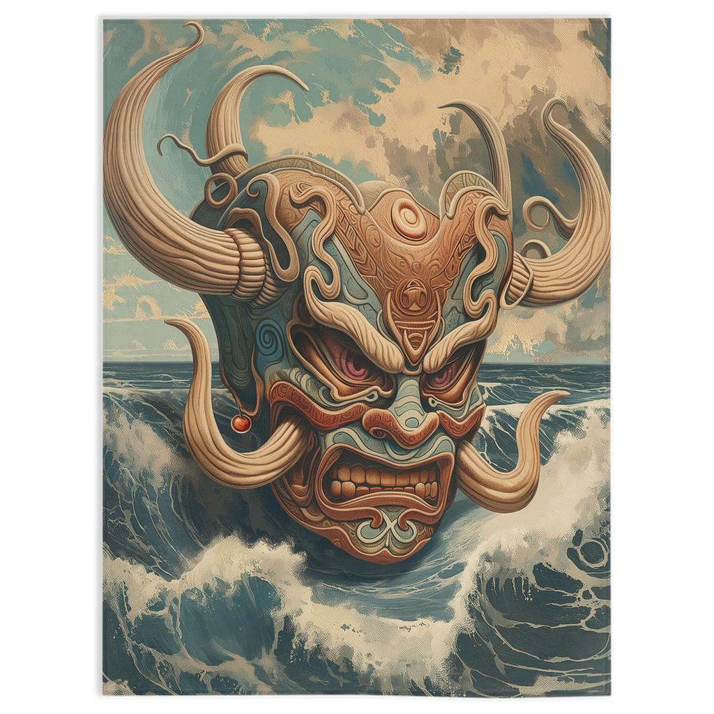 Surfing Demon-30x40 inch-Single Sided on Lucasgift