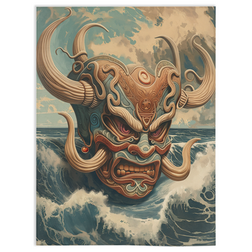 Surfing Demon-30x40 inch-Single Sided on Lucasgift