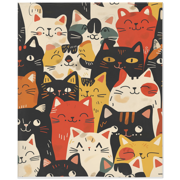 Cats-50x60 inch-Single Sided on Lucasgift