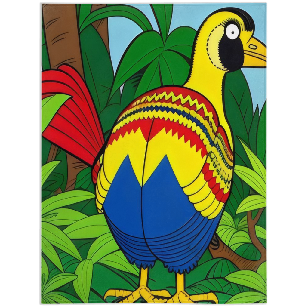 Cheeky, sassy birdie-60x80 inch-Single Sided on Lucasgift