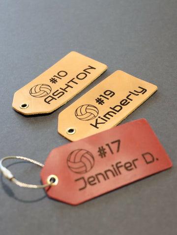 Volleyball Bag Tag, Volleyball Team Gifts, Volleyball Senior Night Gifts, Personalized Volleyball Gifts, Bag Tag, End of Season, Volleyball Banquet- on Lucasgift