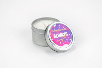 Trio of Tin Soy Candle - Scented with Bergamot and Lavender Essential oils- on Lucasgift