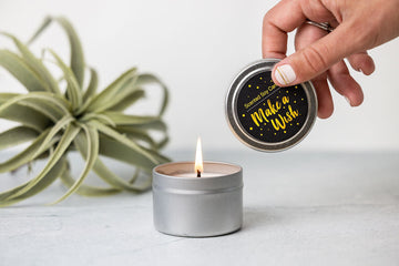 Trio of Tin Soy Candle - Scented with Bergamot and Lavender Essential oils- on Lucasgift