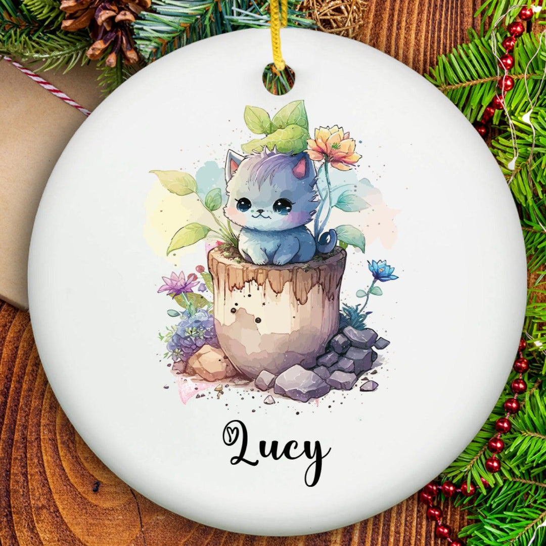 Cat Loss Ornament - Ceramic-Lucasgift