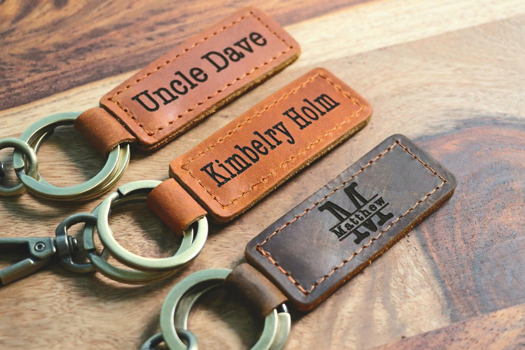 Personalized Leather Keychain, Personalized Coordinates Keychain, Where it All Began, 3 year Anniversary Gift. Mens gift, Mothers day gift- on Lucasgift