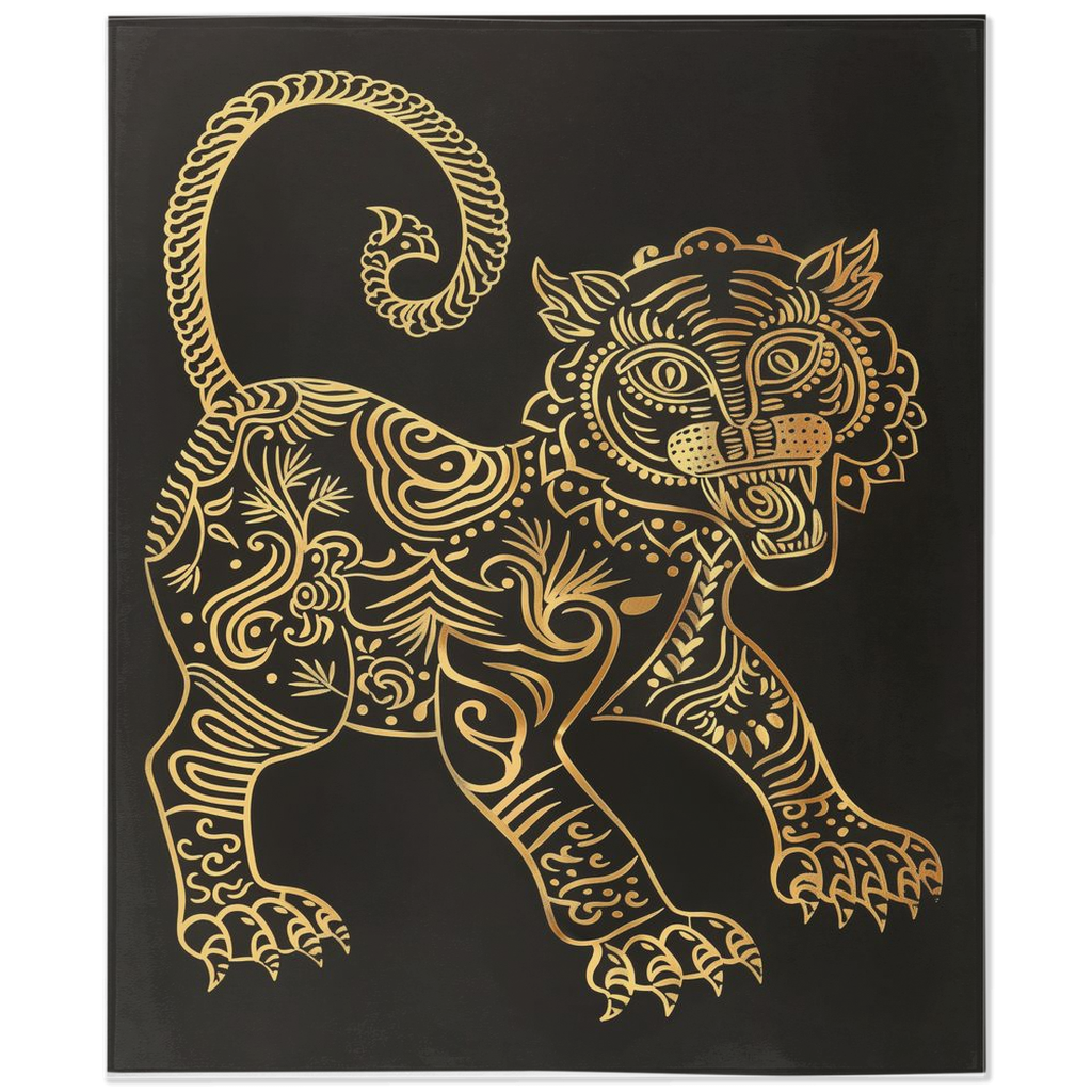 Why so angry tiger?-50x60 inch-Single Sided on Lucasgift