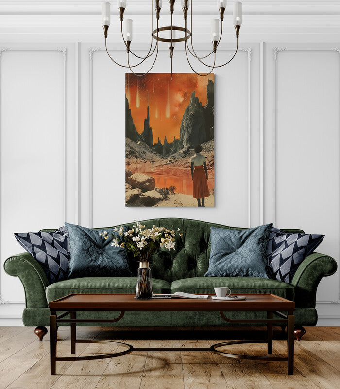 Canvas Wrap Housewive in Space- on Lucasgift