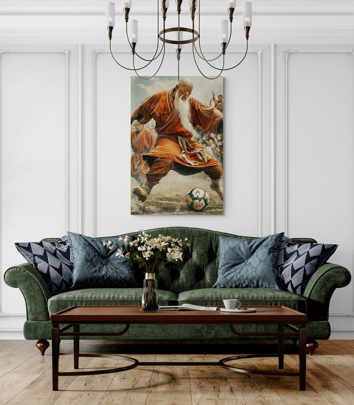 Metal Print Soccer- on Lucasgift