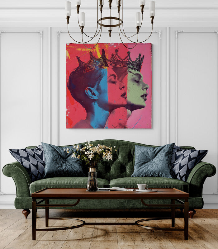 Canvas Wrap Girl with a crown- on Lucasgift