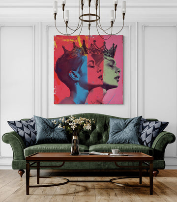 Canvas Wrap Girl with a crown- on Lucasgift