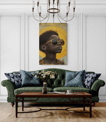 Metal Print If the sun could reflect the future- on Lucasgift