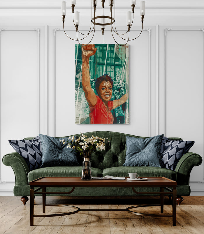 Metal Print Keep fightin`- on Lucasgift