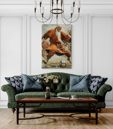 Giclee Art Print Soccer- on Lucasgift