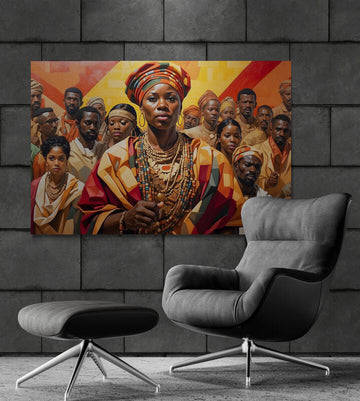 Metal Print Black Heritage- on Lucasgift