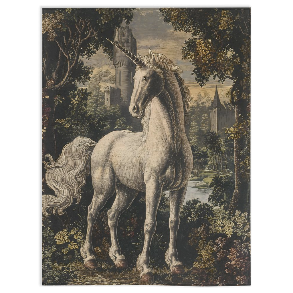 Of course we have something with an unicorn too-30x40 inch-Single Sided on Lucasgift